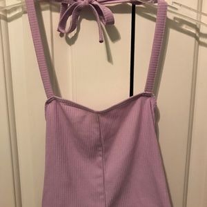 PS Basics // Pacsun Lavender Adjustable Halter Top